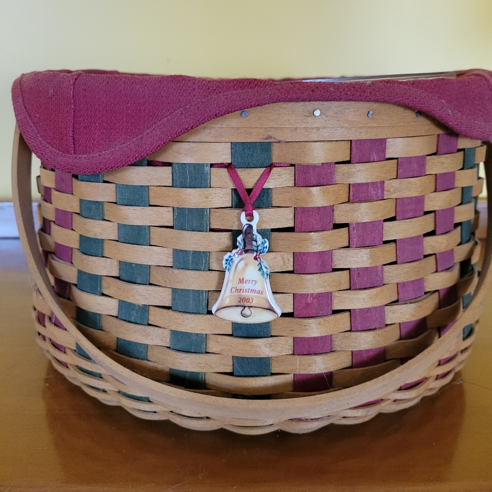 Longaberger 2003 Christmas Hostess Basket Joyful Chorus